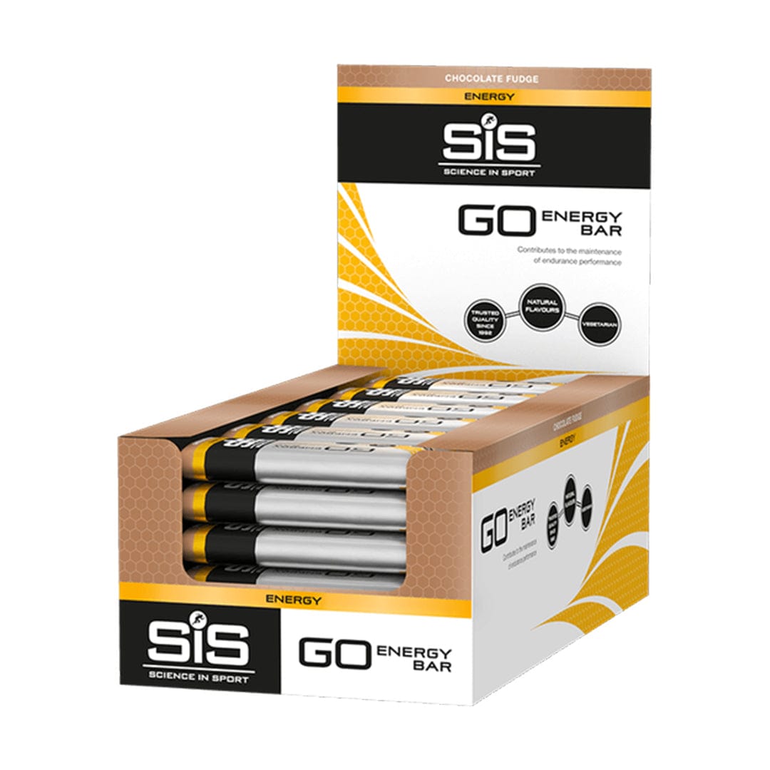 SiS Energy Bars Box of 30 / Chocolate Fudge GO Energy Bar Mini XMiles