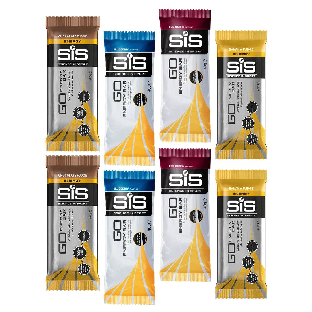 SiS Energy Bars Pack of 8 / Mixed GO Energy Bar Mini XMiles