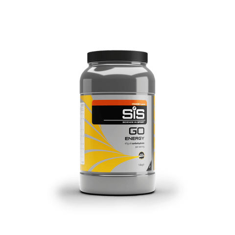 SiS Energy Drink 32 Serving Tub (1.6kg) / Orange GO Energy Powder XMiles