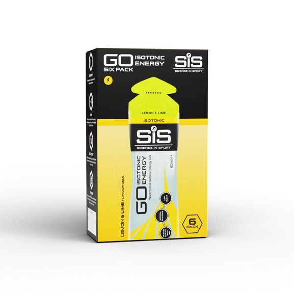 SiS Gels Pack of 6 / Lemon & Lime GO Isotonic Energy Gel XMiles
