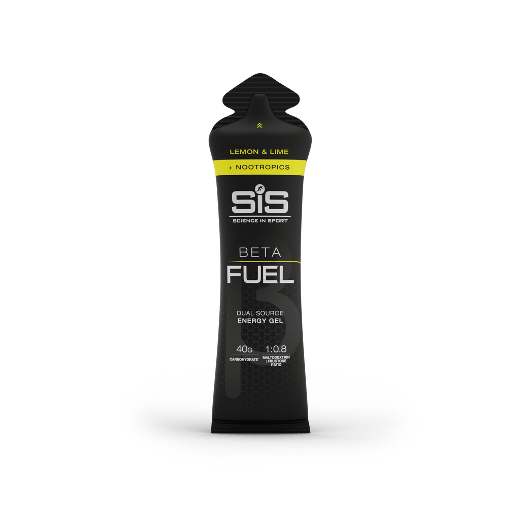 SiS Gels Single Serve / Lemon & Lime Beta Fuel + Nootropics Energy Gel XMiles