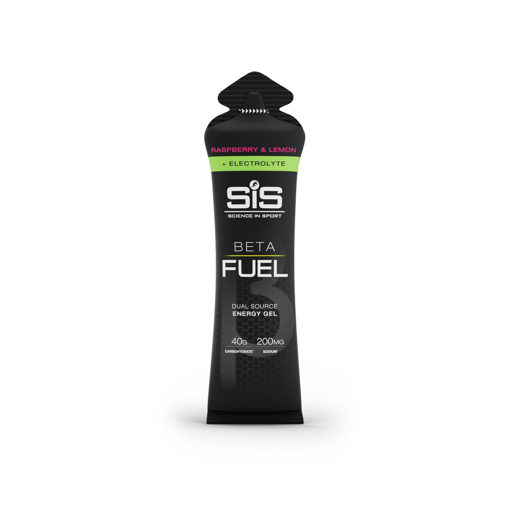 SiS Gels Single Serve / Raspberry & Lemon Beta Fuel + Electrolyte Gel XMiles