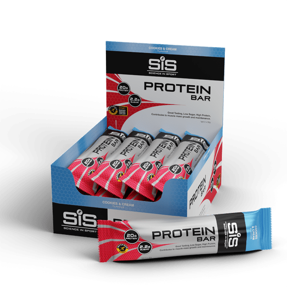 SiS Protein Bar Box of 12 / Cookies & Cream Protein Bar XMiles