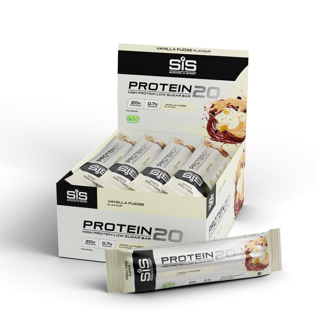 SiS Protein Bar Box of 12 / Vanilla Fudge Protein20 Vegan Bar (64g) XMiles