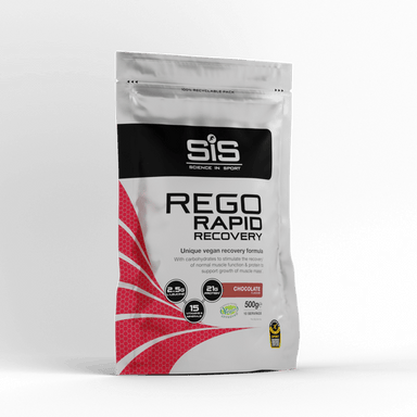SiS Protein Drink 10 Serving Pouch (500g) / Chocolate REGO Rapid Recovery XMiles