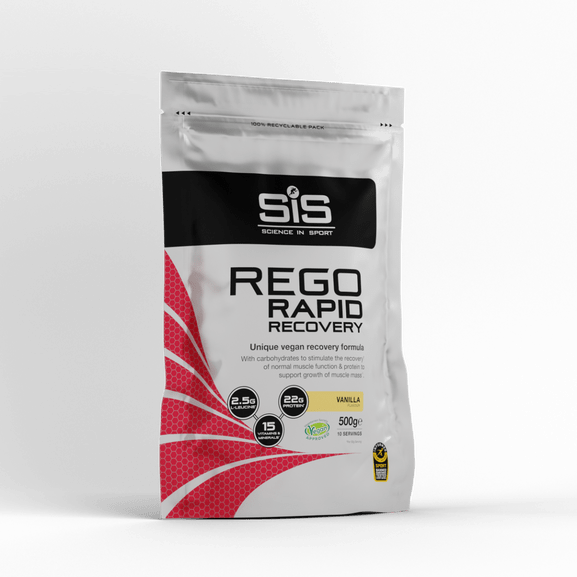 SiS Protein Drink 10 Serving Pouch (500g) / Vanilla REGO Rapid Recovery XMiles