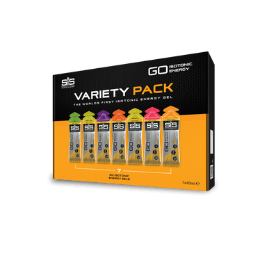 SiS Trial Pack Pack of 7 / Variety Pack GO Isotonic Energy Gel Variety Pack XMiles