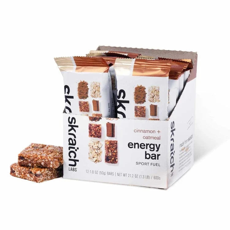 Skratch Labs Chews Box of 12 / Cinnamon Oatmeal Skratch Labs Sport Energy Bar XMiles