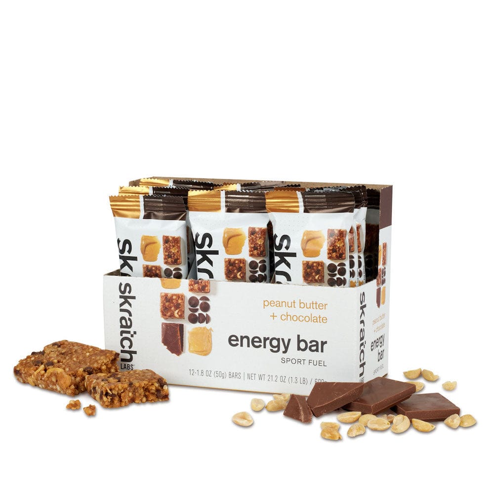 Skratch Labs Chews Box of 12 / Peanut Butter Chocolate Skratch Labs Sport Energy Bar XMiles