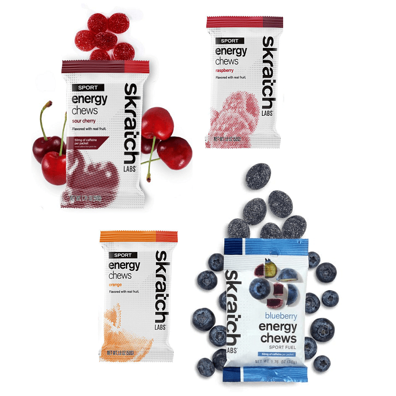 Skratch Labs Chews Pack of 8 / Mixed Skratch Labs Sport Energy Chews (50g) XMiles