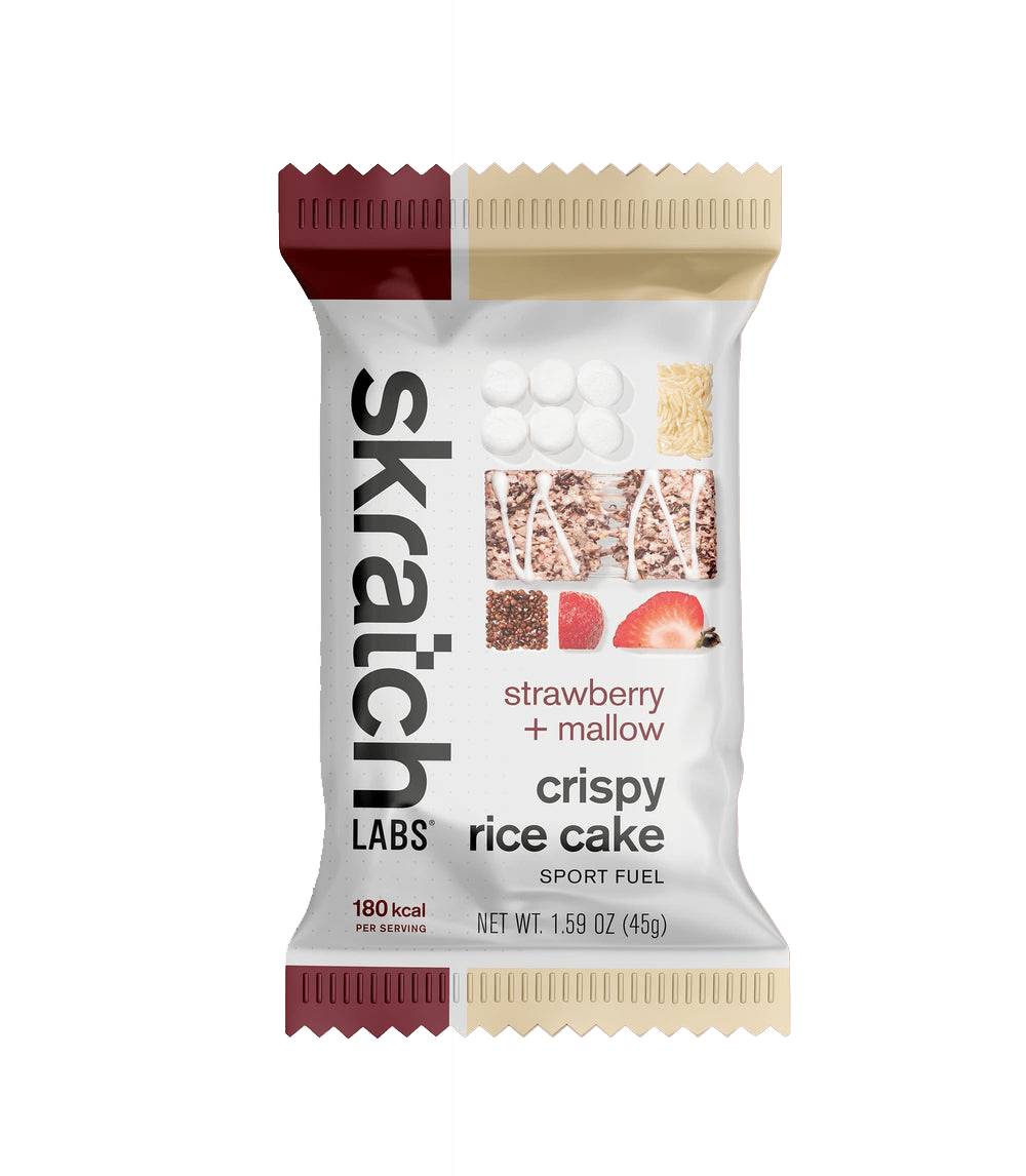 Skratch Labs Energy Bars Single Serve / Strawberries & Mallow Skratch Labs Sport Crispy Rice Cake (45g) XMiles