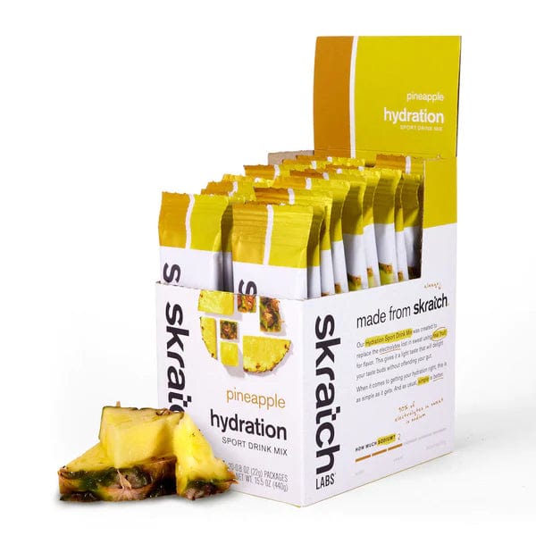 Skratch Labs Energy Drink Box of 20 / Pineapple Skratch Labs Sport Hydration Drink Mix XMiles