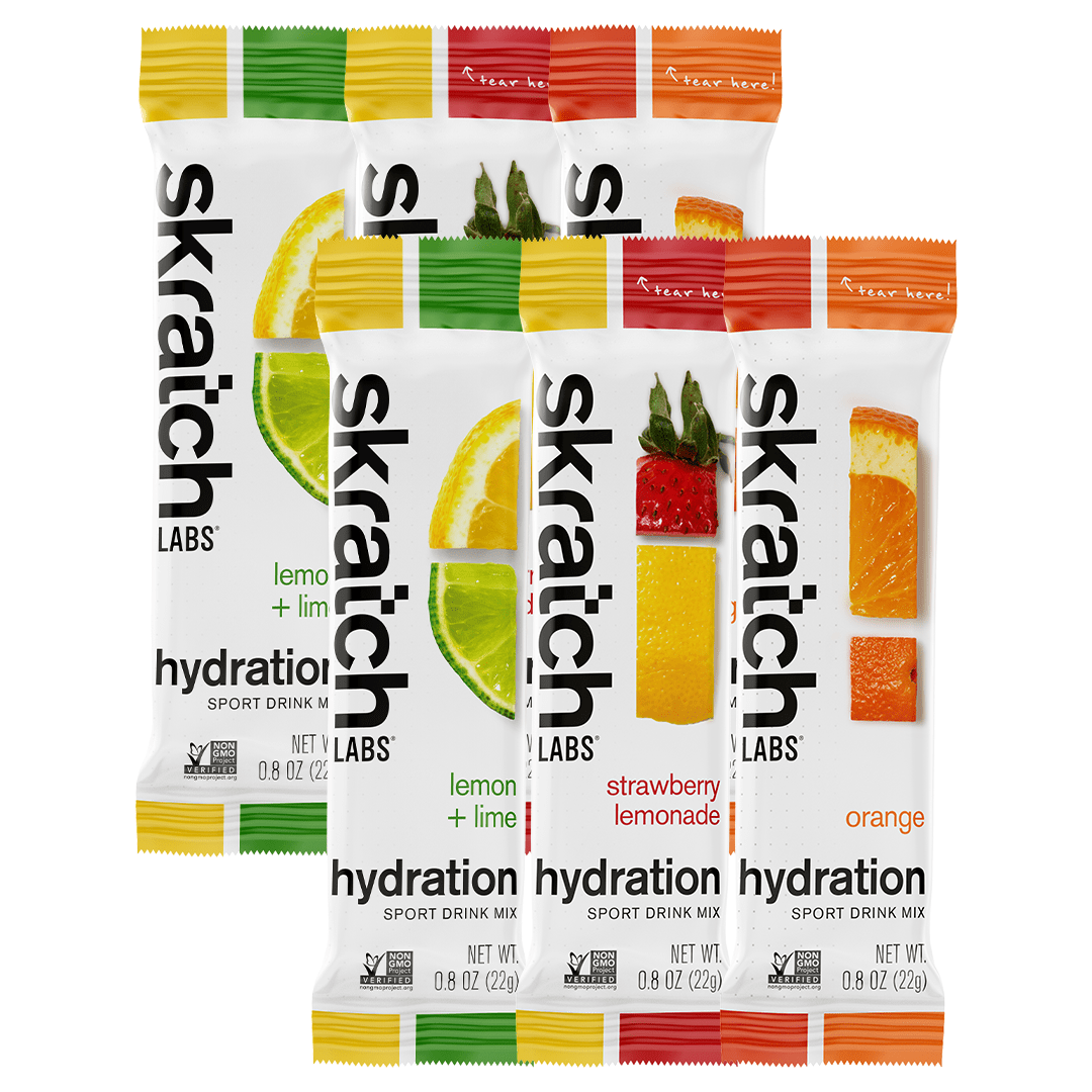 Skratch Labs Energy Drink Pack of 6 / Mixed Skratch Labs Sport Hydration Drink Mix XMiles