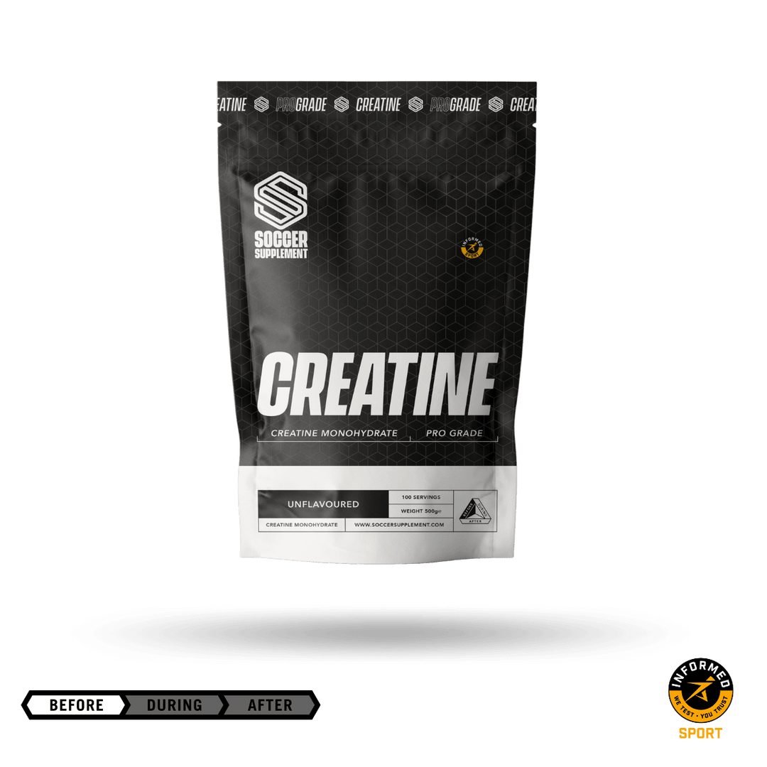 Soccer Supplements Supplement 100 Serve Pouch (500g) / Unflavoured Creatine XMiles