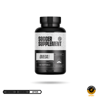 Soccer Supplements Vitamins 120 Softgel Tub Omega 3 XMiles