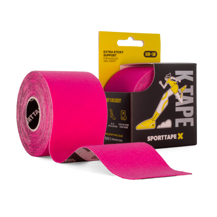 SPORTTAPE Tape Standard (5cm x 5m) / Pink K Tape XMiles