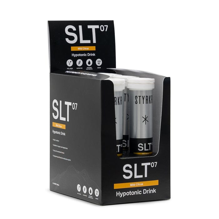 STYRKR Electrolyte Drinks Box of 6 / Mild Citrus SLT07 Hydration Drink Tablets XMiles