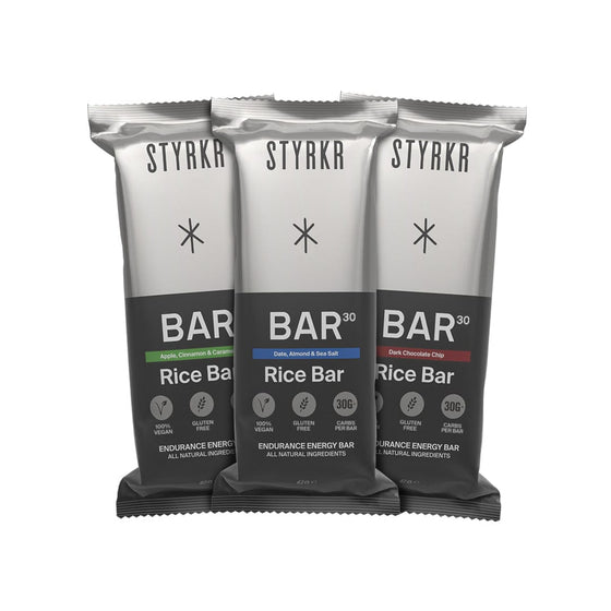 STYRKR Energy Bars Box of 12 / Mixed BAR30 XMiles