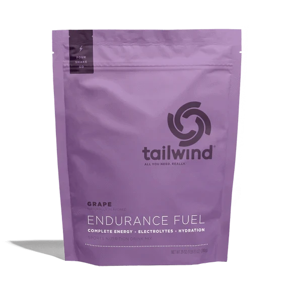 Tailwind Nutrition Energy Drink 30 Serving Pouch (810g) / Grape Tailwind Endurance Fuel XMiles
