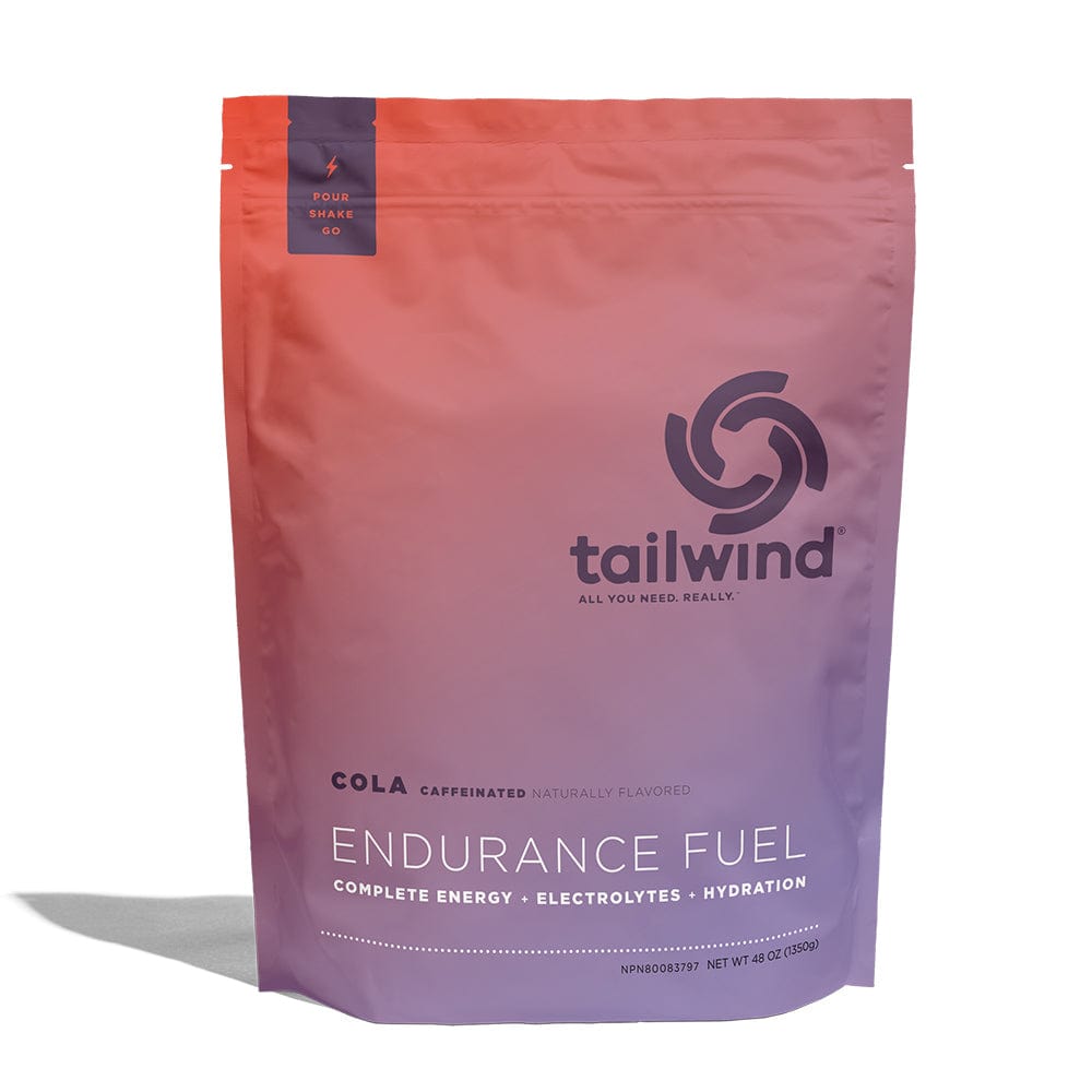 Tailwind Nutrition Energy Drink 50 Serving Pouch (1.35kg) / Cola (Caffeinated) Tailwind Endurance Fuel XMiles