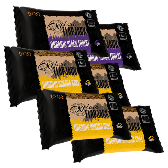 Torq Energy Bars TORQ Explore Flapjack Pack XMiles