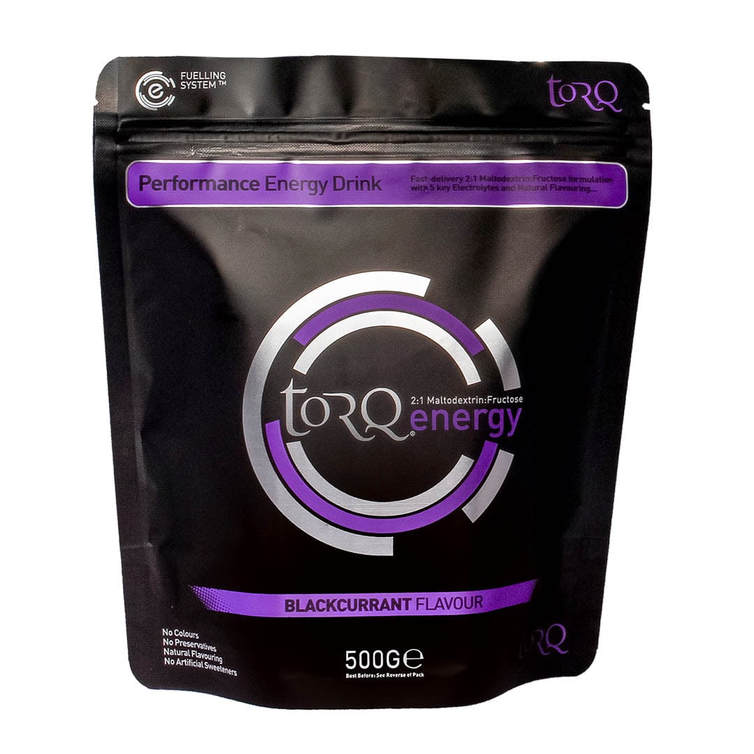 Torq Energy Drink 15 Serving Pouch (500g) / Blackcurrant TORQ Energy Drink XMiles