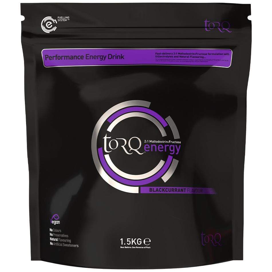 Torq Energy Drink 45 Serving Pouch (1.5kg) / Blackcurrant TORQ Energy Drink XMiles