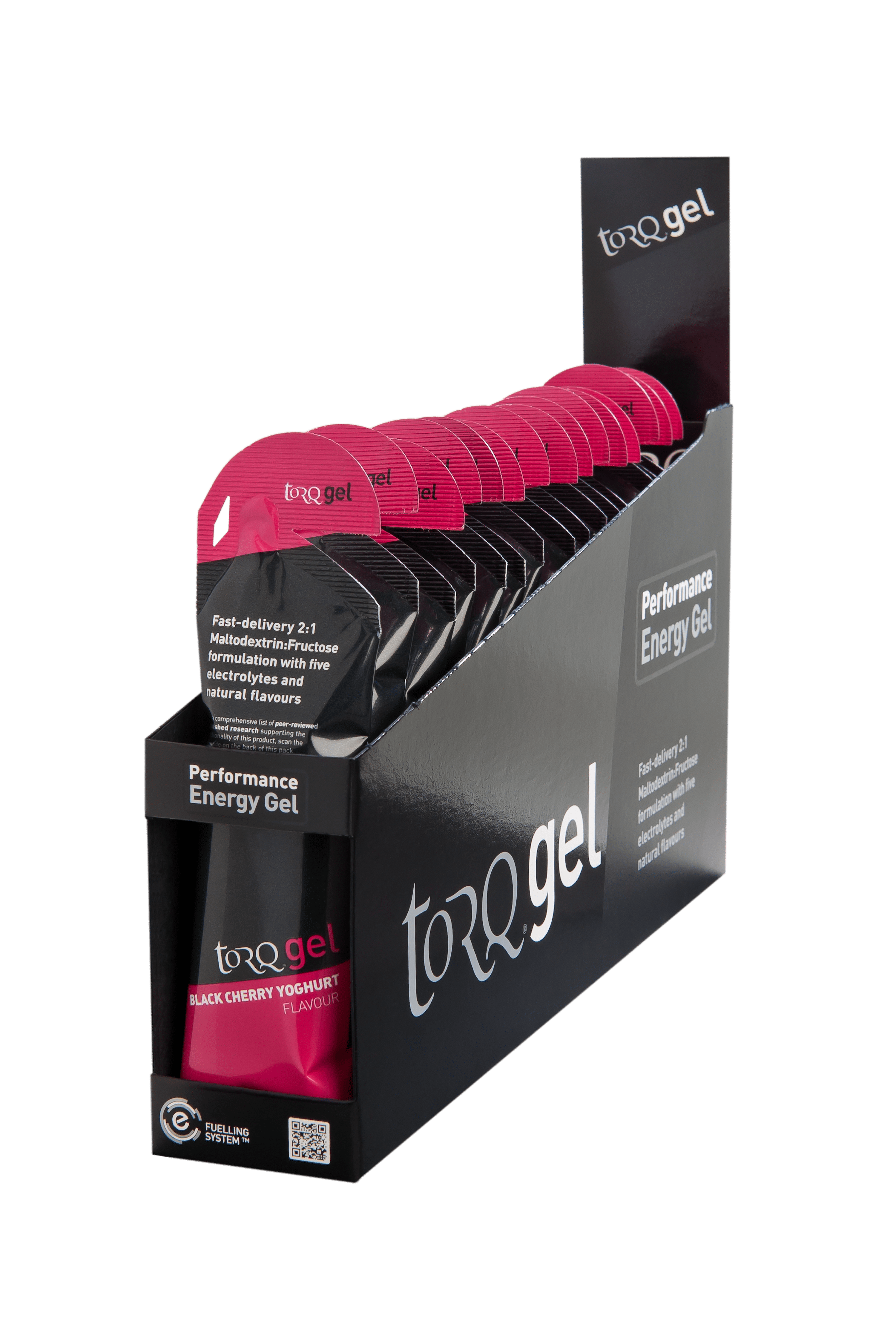 Torq Gels Box of 15 / Black Cherry Yoghurt TORQ Energy Gel XMiles