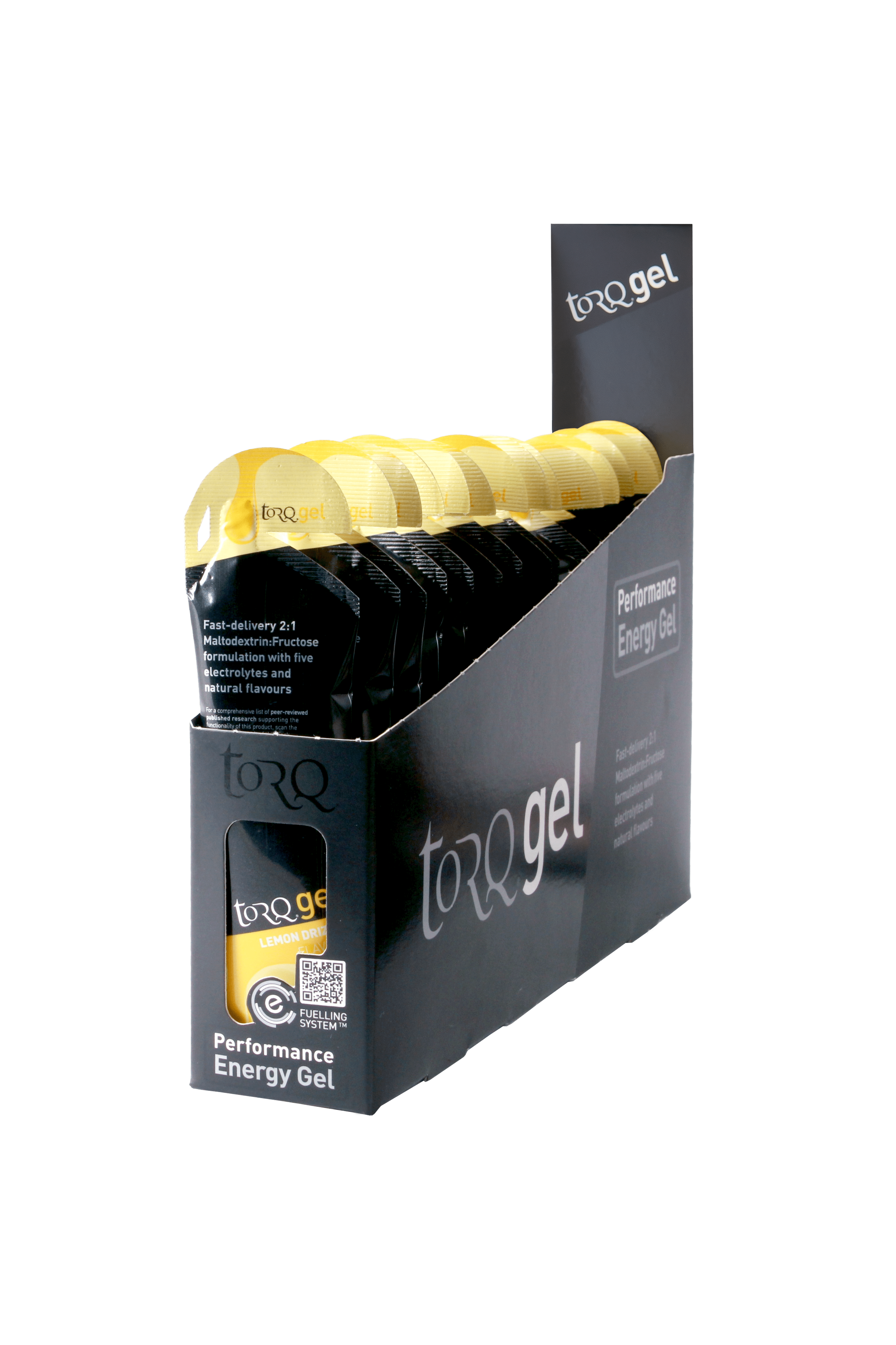 Torq Gels Box of 15 / Lemon Drizzle TORQ Energy Gel XMiles