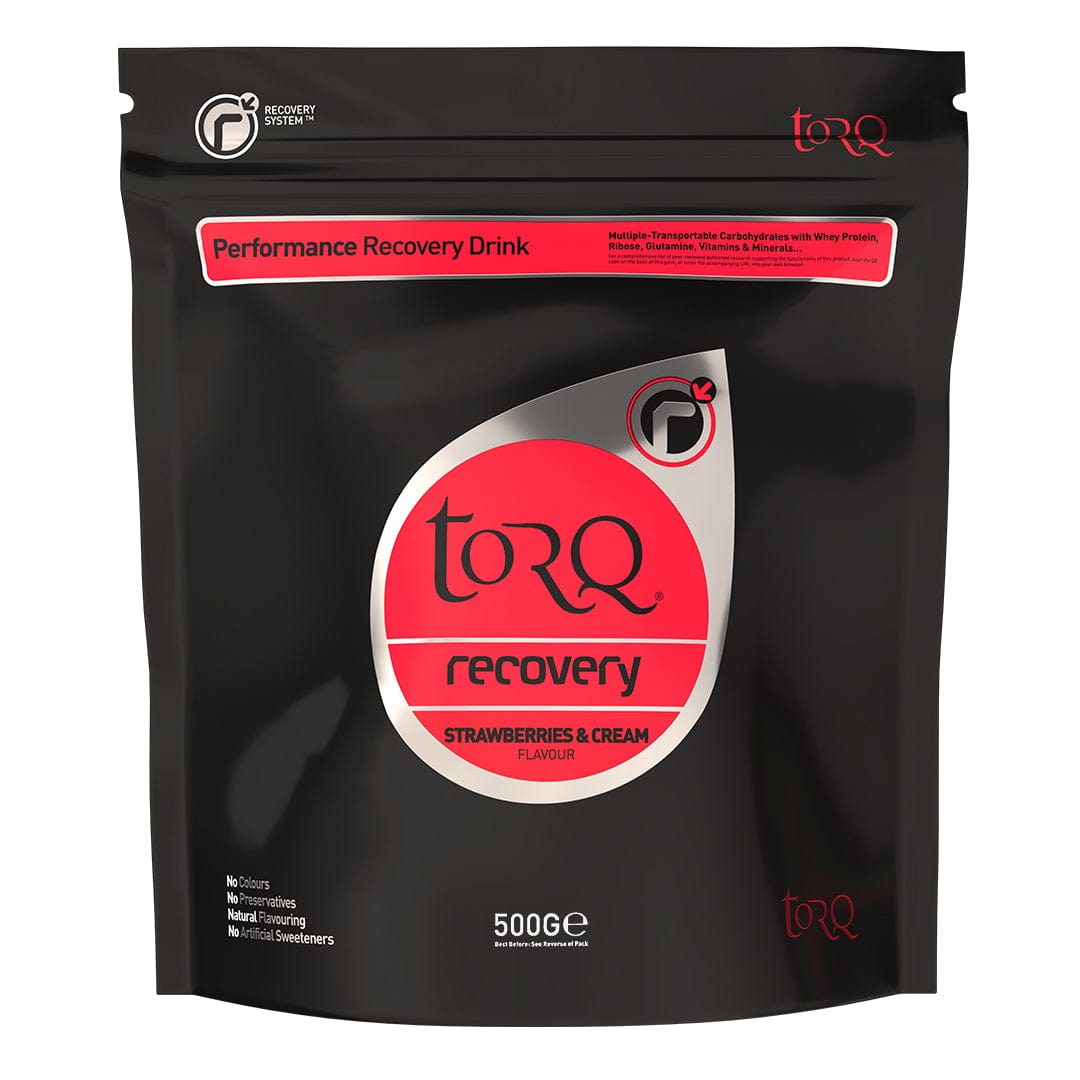 Torq Protein Drink 30 Serving Pouch (1.5kg) / Strawberries & Cream TORQ Recovery Drink XMiles