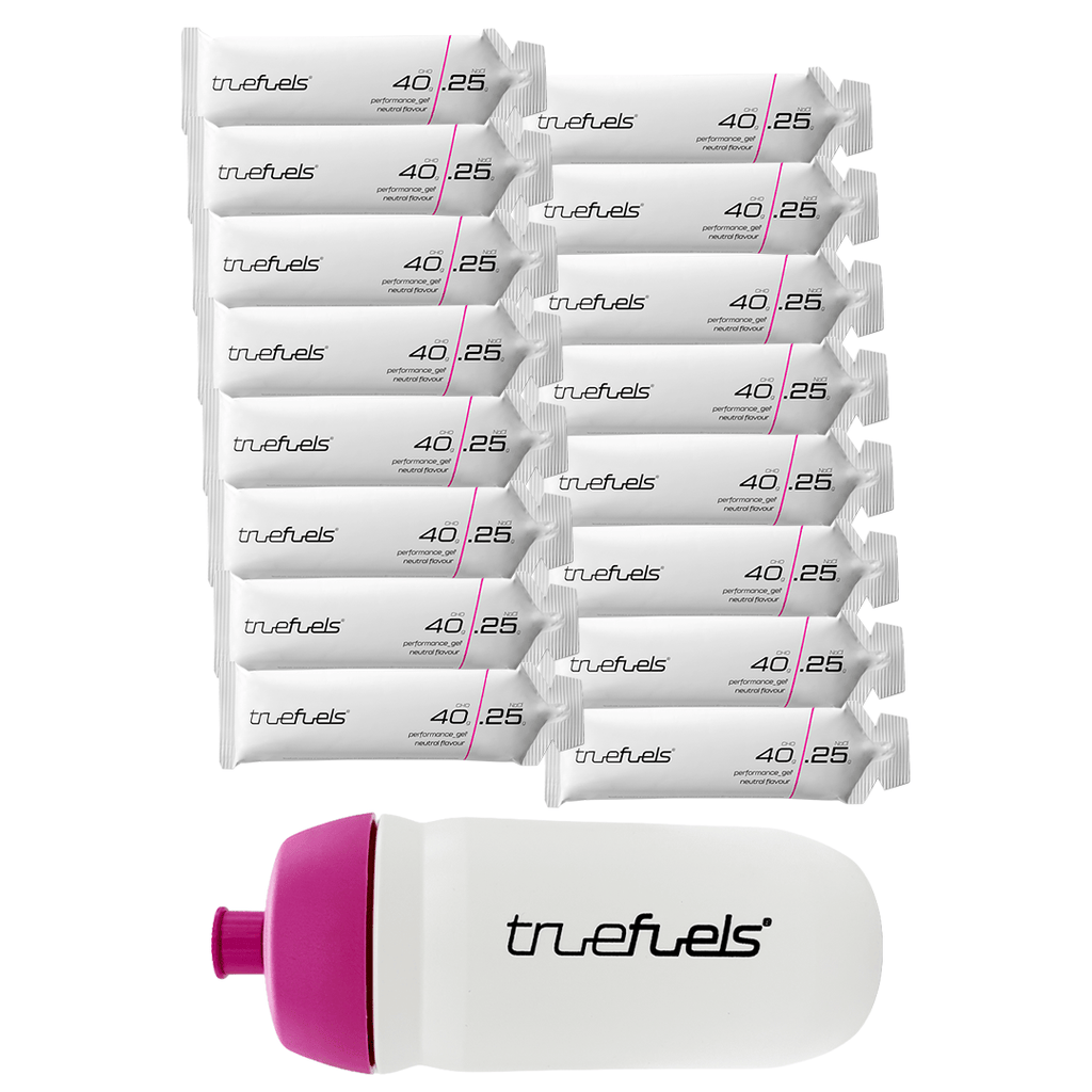 truefuels Gels Pack of 16 / Low Salt truefuels Triathlon Pack XMiles