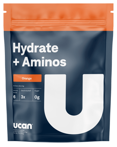 UCAN Electrolyte Drinks 20 Serving Pouch / Orange + Amino Hydrate XMiles