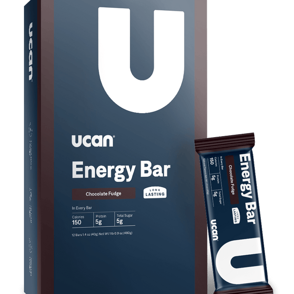 UCAN Energy Bars Box of 12 / Chocolate Fudge Energy Bar XMiles