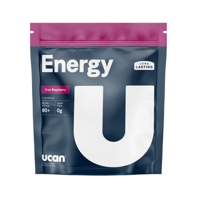 UCAN Energy Drink 28 Serving Pouch (700g) / Cran-Raz Energy Powder XMiles