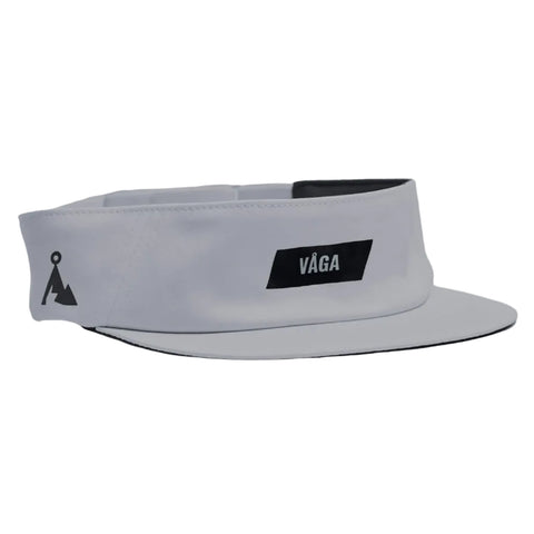 VÅGA Headwear Aluminium Grey Feather Visor XMiles
