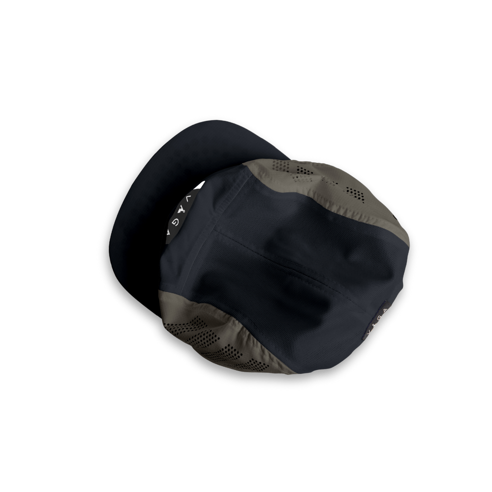 VÅGA Headwear Black / Charcoal [Wind Resistant] Feather Racing Cap XMiles