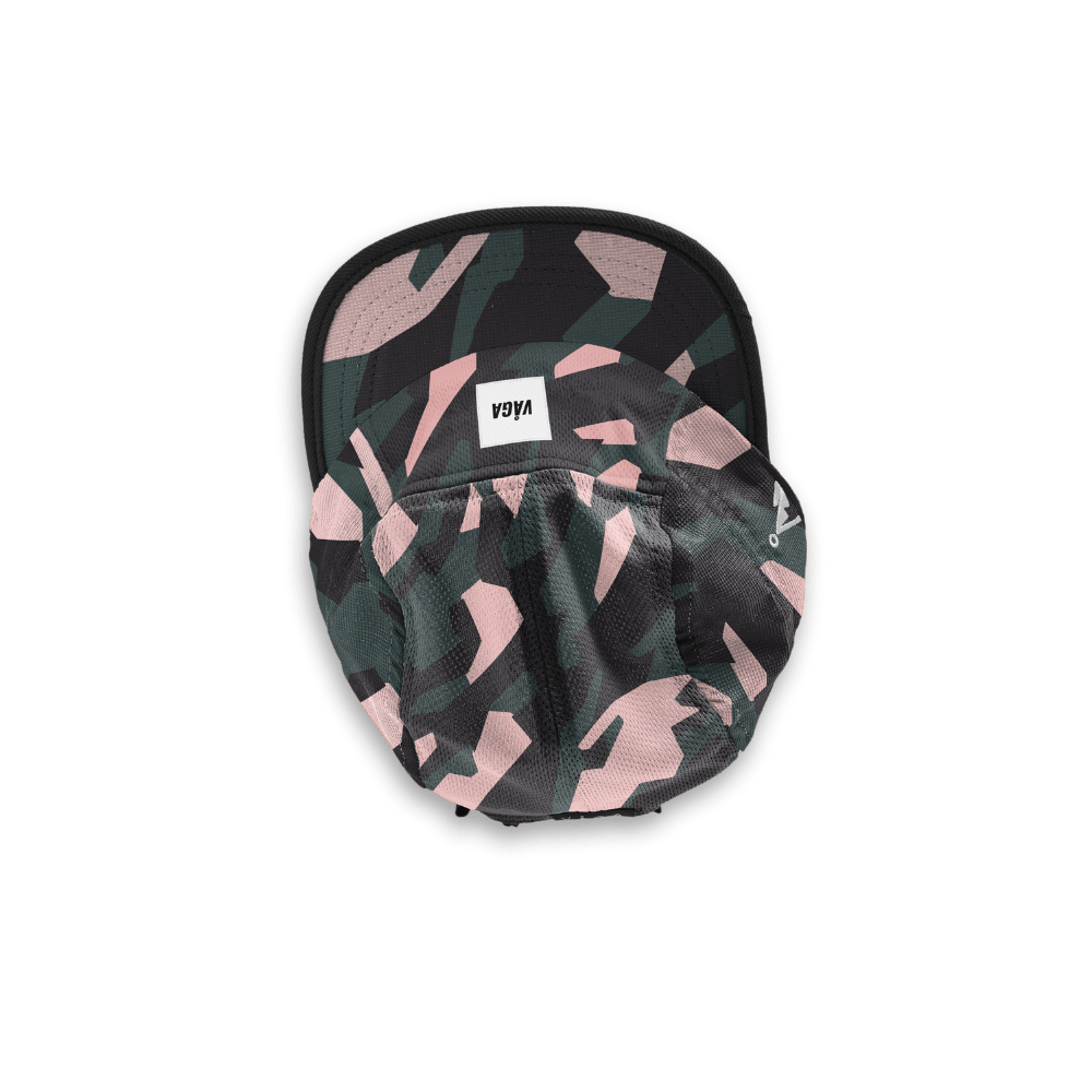 VÅGA Headwear Black / Khaki Green / Pink Patterned Cap XMiles