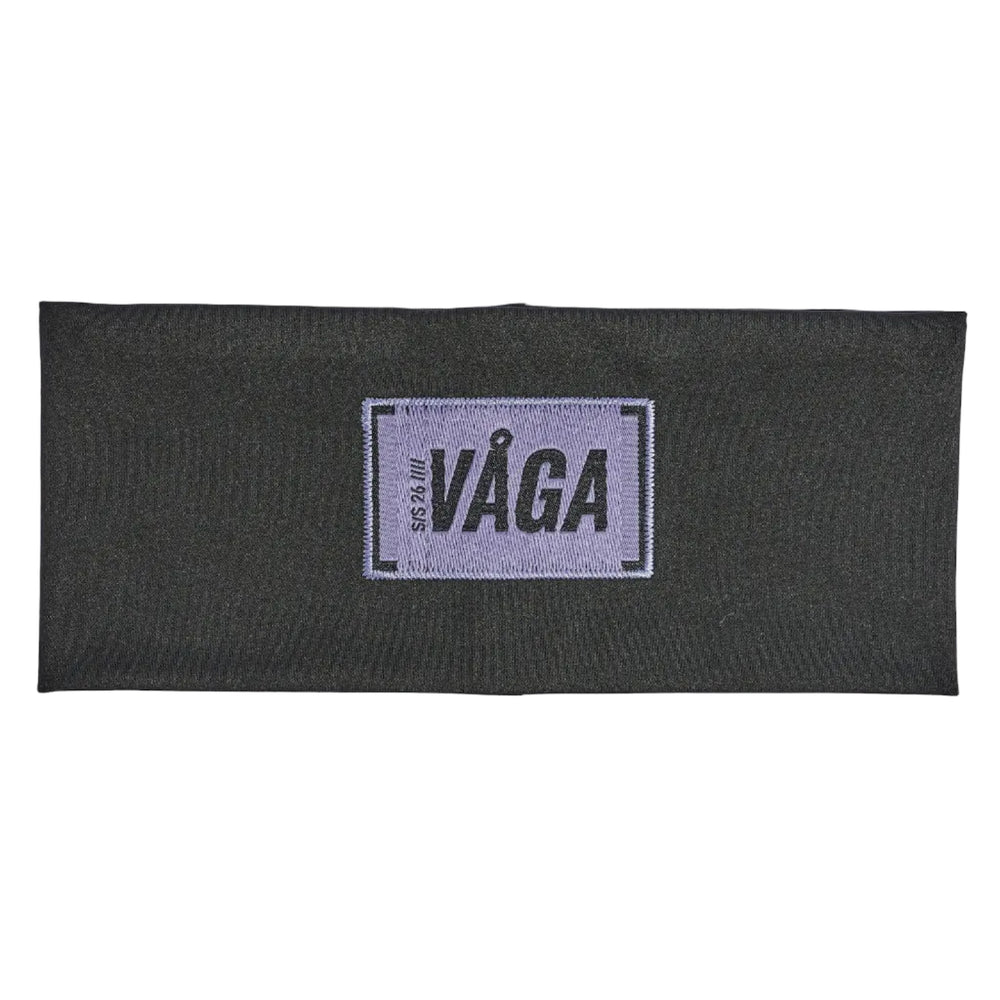 VÅGA Headwear Black Supersoft Midweight Headband XMiles
