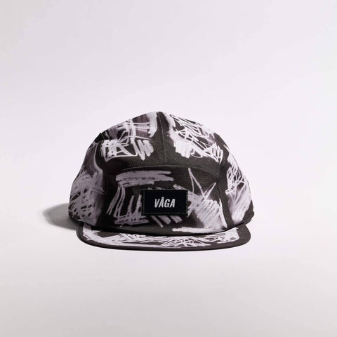 VÅGA Headwear Black / White / S/M Scribble Cap XMiles