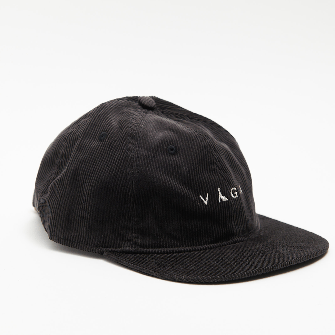 VÅGA Headwear Charcoal Corduroy Cap XMiles