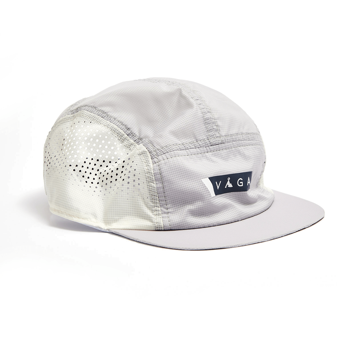 VÅGA Headwear Mist Grey / Light Grey / Black [Wind Resistant] Feather Racing Cap XMiles