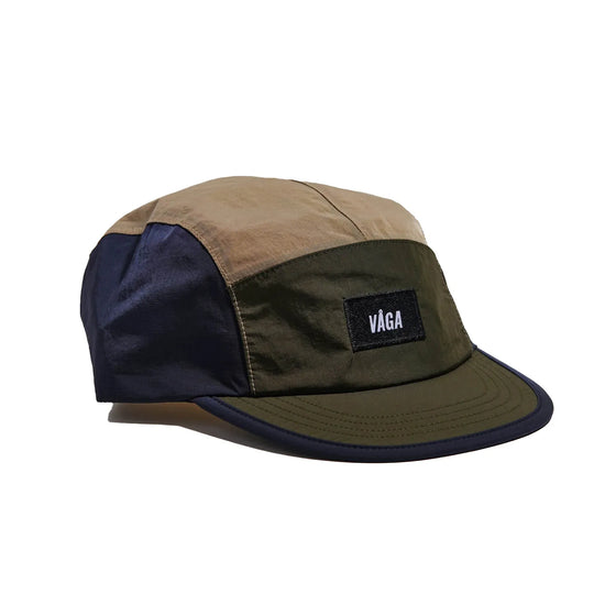 VÅGA Headwear Navy Blue / Utility Green / Taupe / S/M Pacer Cap XMiles