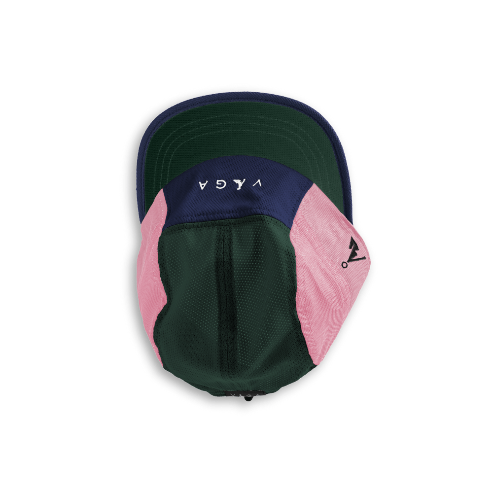 VÅGA Headwear Navy / Pastel Pink / Dust Grey / Racing Green Club Cap XMiles