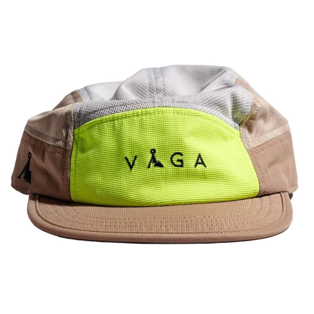 VÅGA Headwear Taupe / Neon Yellow / Light Grey / S/M Club Cap XMiles