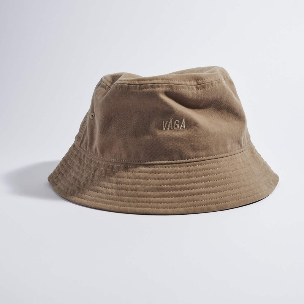 VÅGA Headwear Taupe / S/M Washed Cotton Bucket Hat XMiles