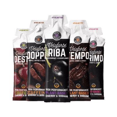Veloforte Gels Pack of 10 / Mixed Natural Energy Gels XMiles
