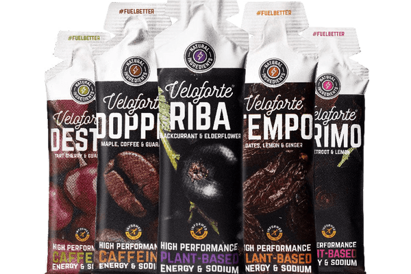 Veloforte Gels Pack of 10 / Mixed Natural Energy Gels XMiles