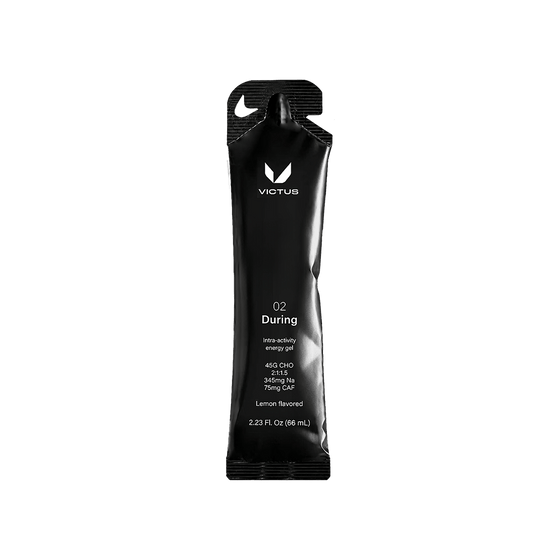 Victus Gels Single Serve / Lemon 02 During: Caffeinated Gel XMiles