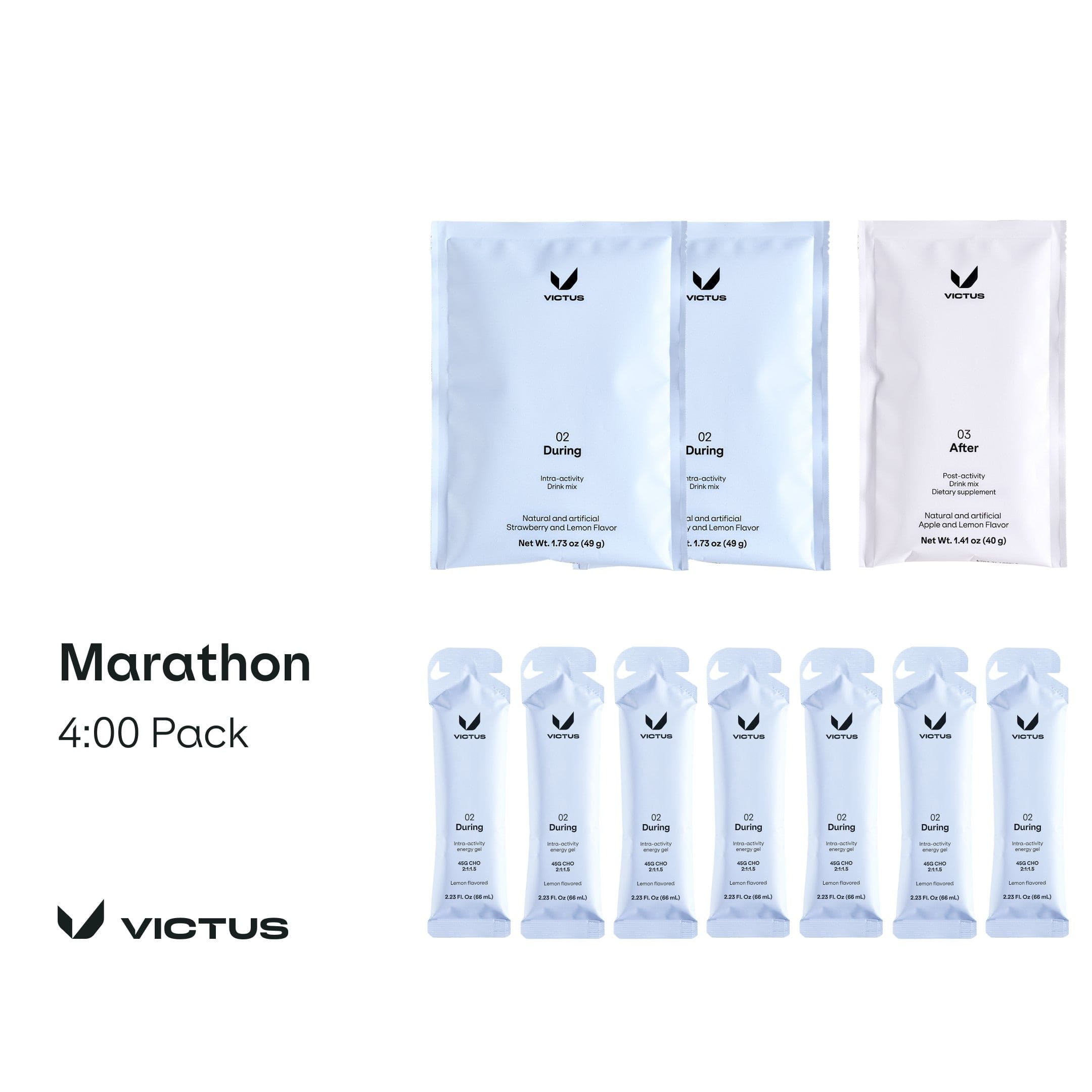 Victus Trial Pack 4:00 Pack Marathon Pack XMiles