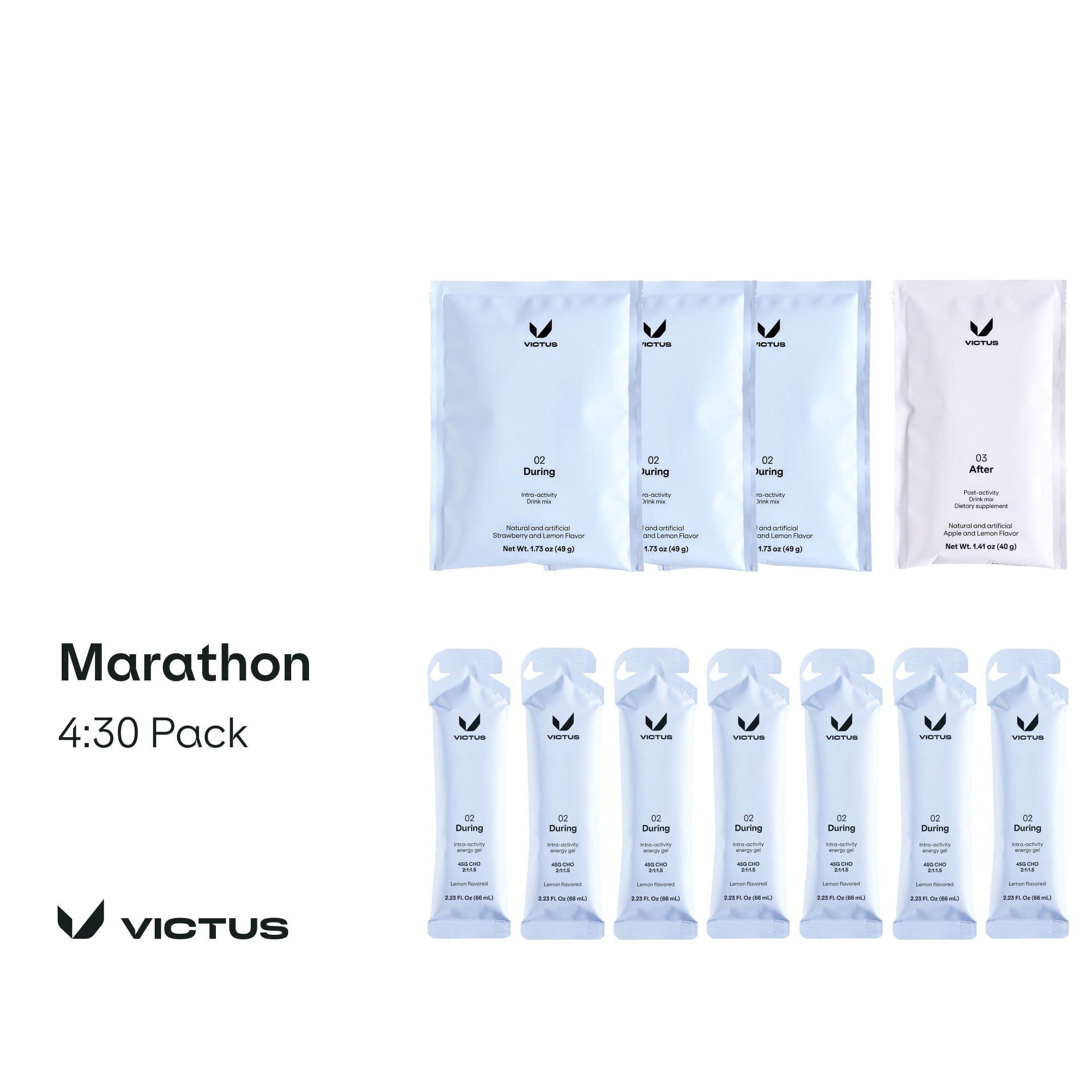 Victus Trial Pack 4:30 Pack Marathon Pack XMiles